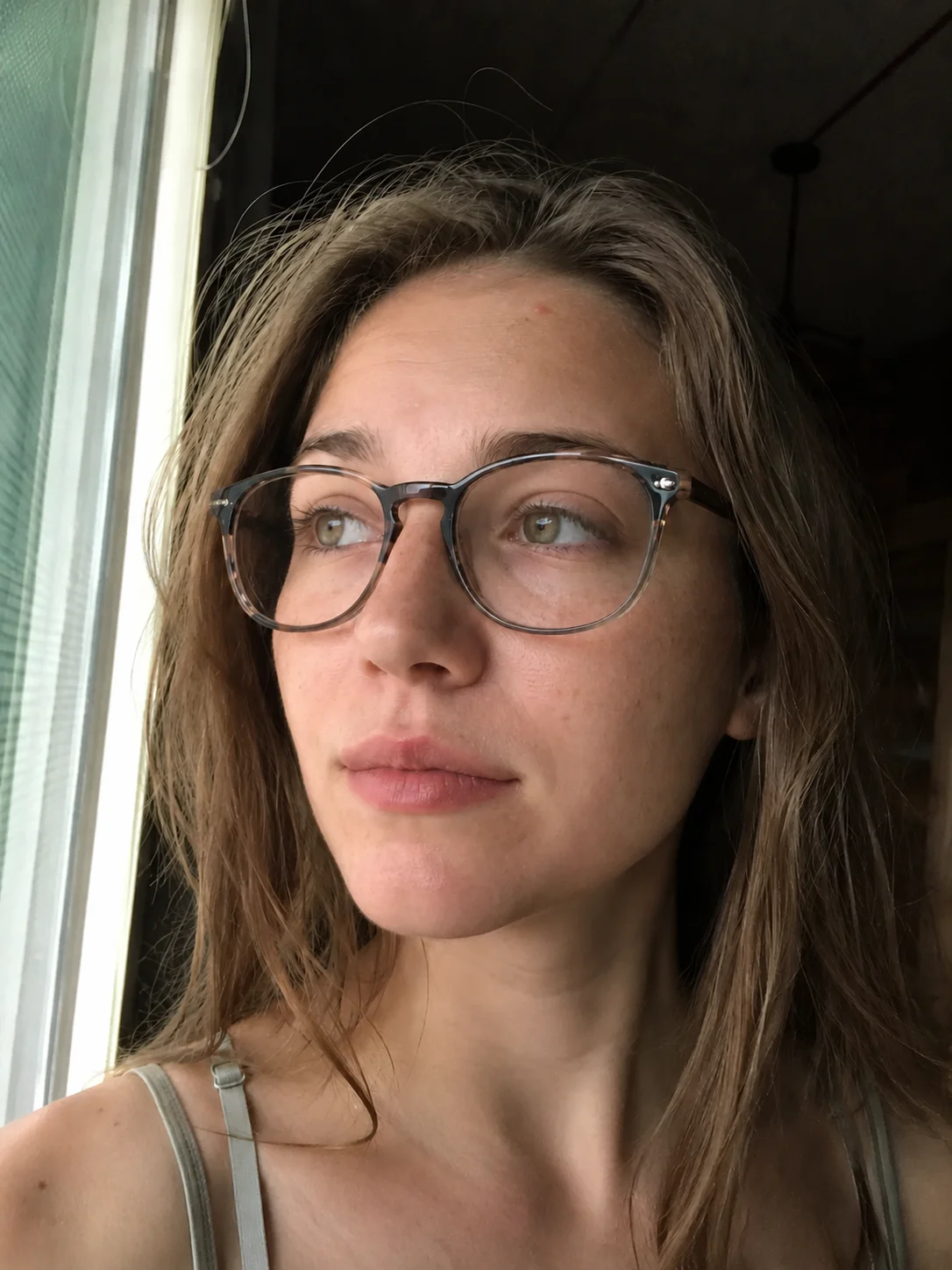 Glasses after glare removal